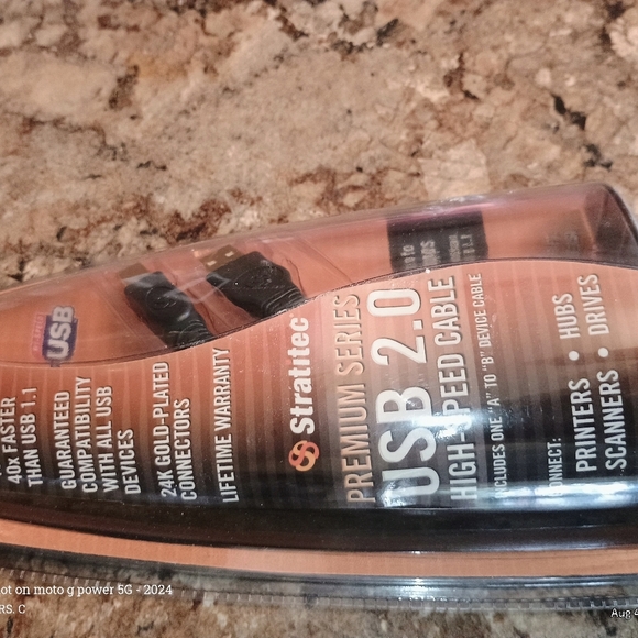 USB 2.0 High-Speed Cable - Black - Picture 3 of 3